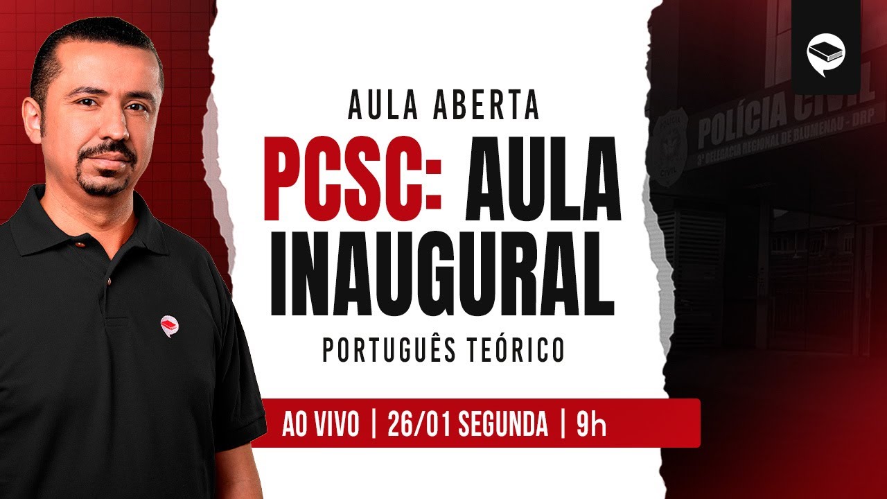 Concurso PC/SC 2026 | AULA DE PORTUGUÊS - BANCA IDECAN | Professor Andresan Machado