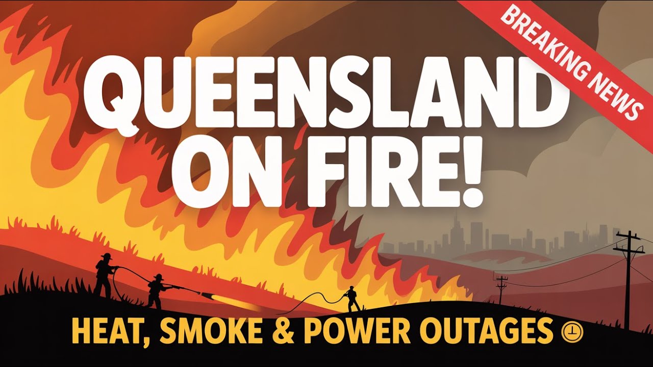 Queensland's Fiery Battle: Heat, Smoke, and Power Outages!