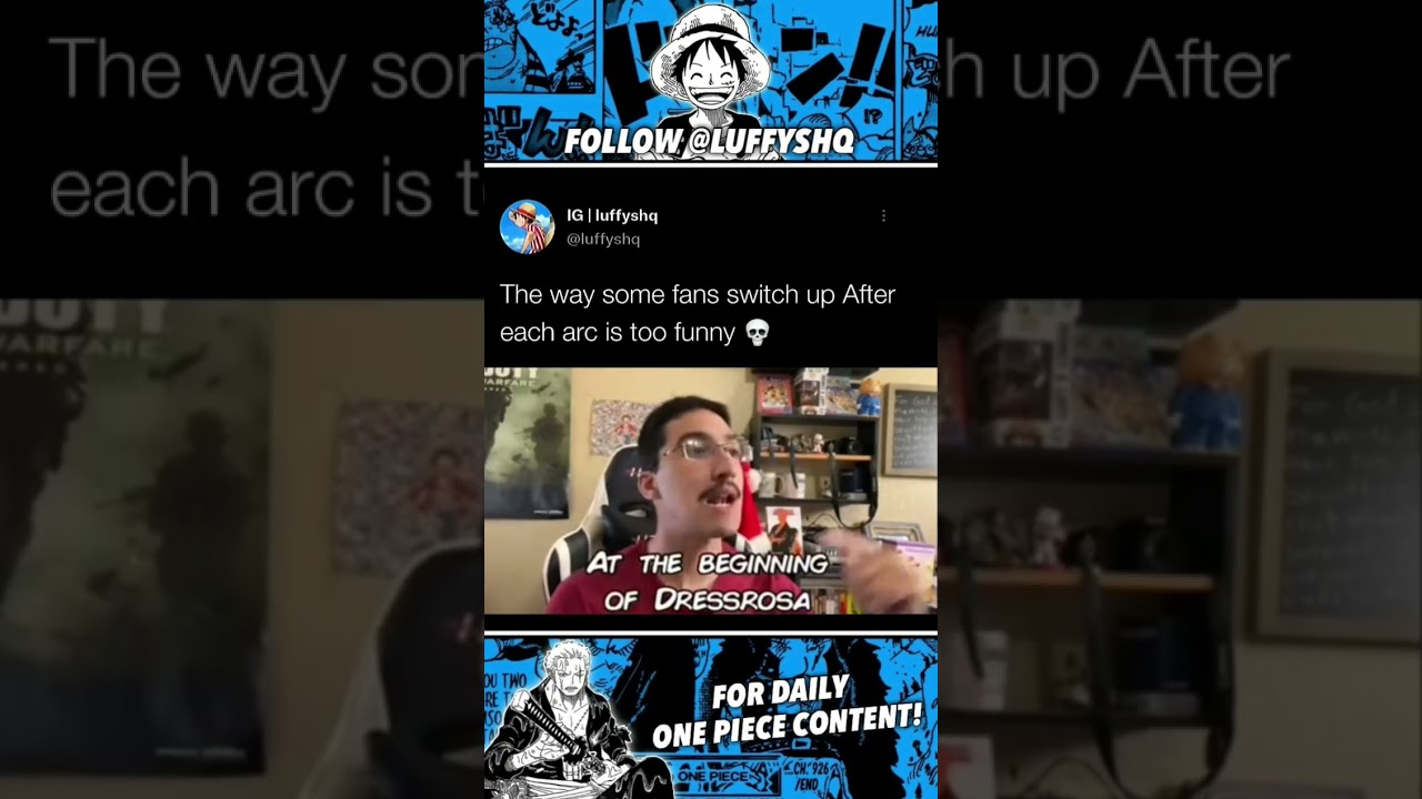 The one piece fandom is so bipolar 🤣 #onepiece