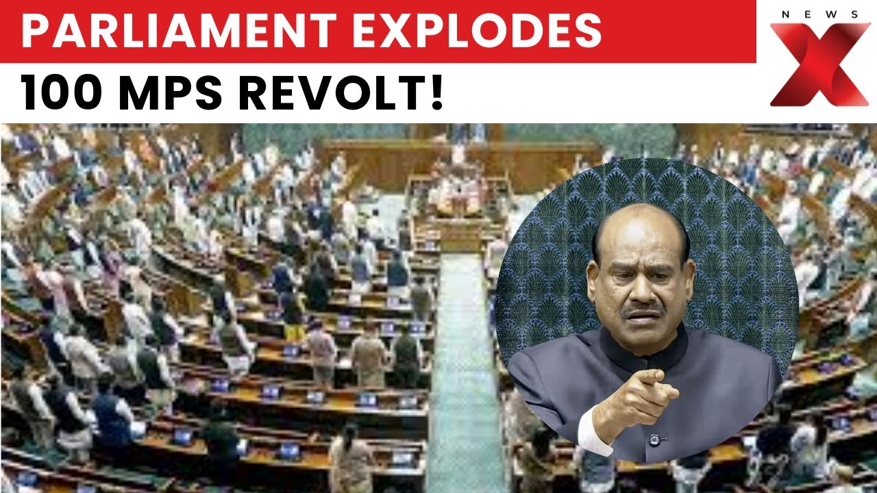 Parliament Drama Escalates: 100+ MPs Challenge Om Birla Over PM Modi Speech Skipping! | NewsX