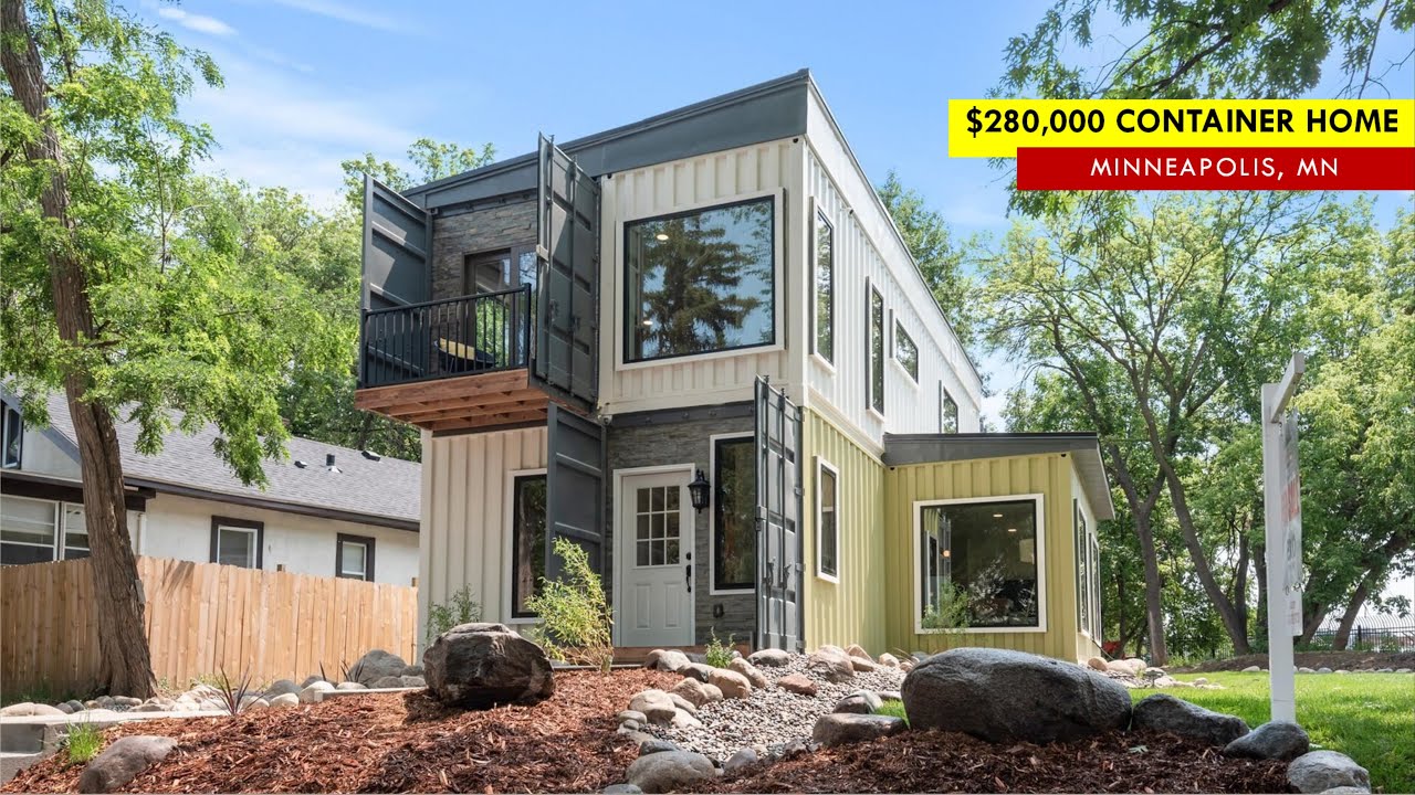 House Tour of a $280K Shipping Container Home in Minneapolis