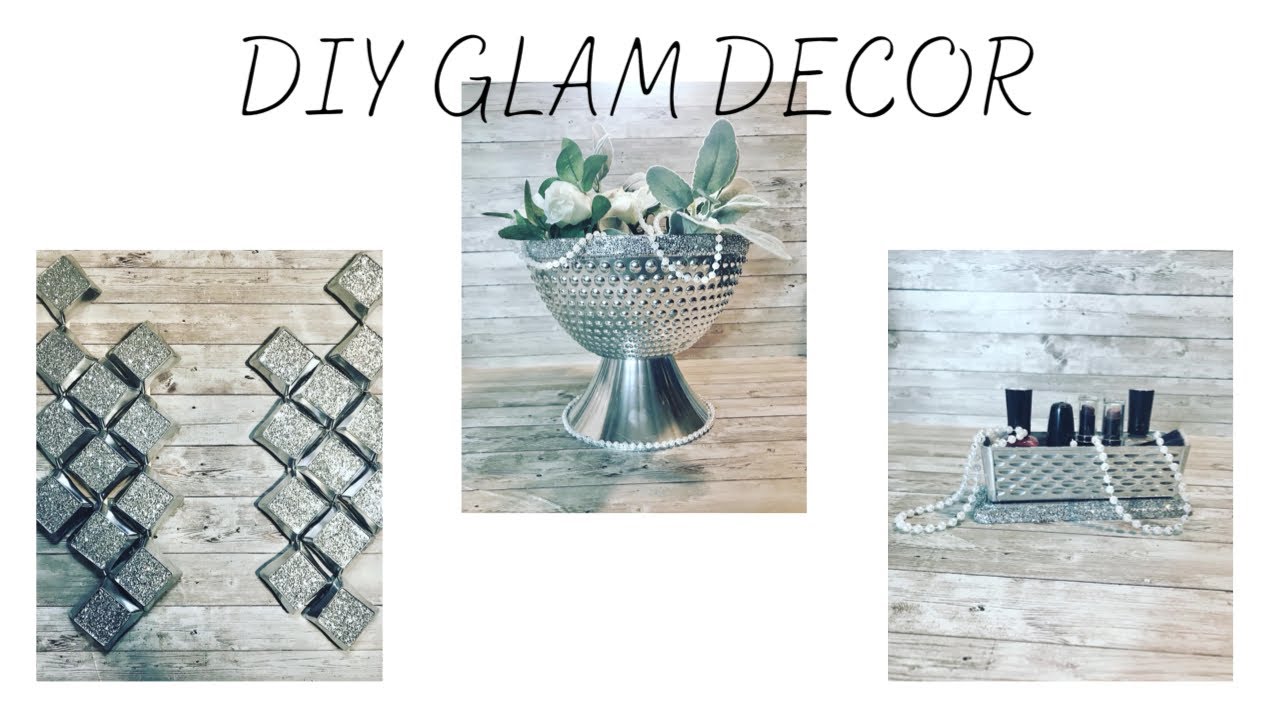 Dollar Tree Glam Decor DIY