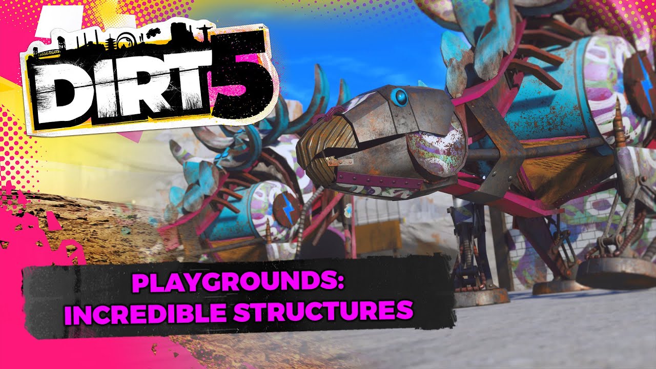 DIRT 5 | Playgrounds: 'Incredible Structures' Custom Arenas to Try Out!