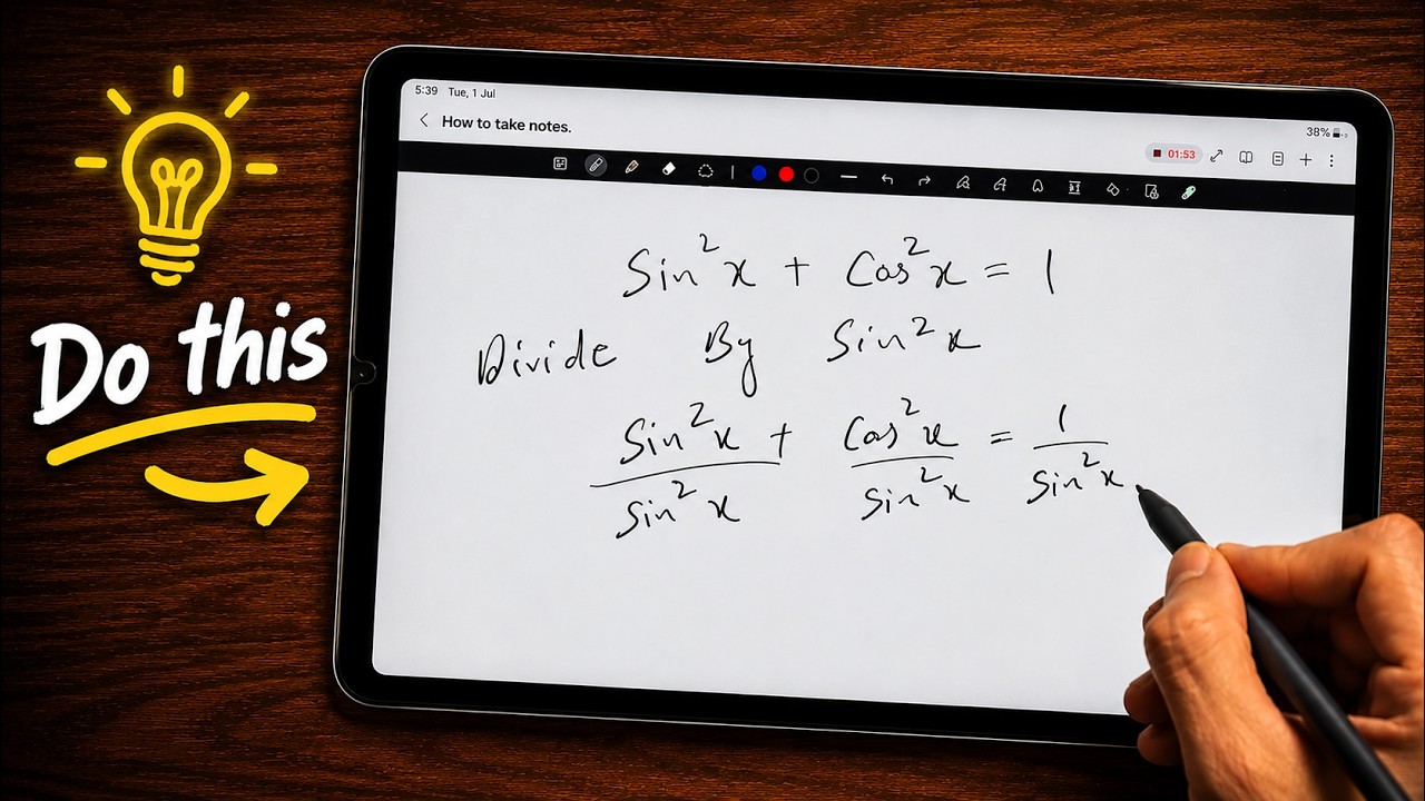 The Note-Taking Trick That Made Feynman a GENIUS