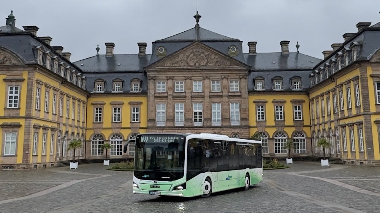 562 Bad Arolsen, Rathausstraße - Diemelstadt-Orpethal #diemelstadt #badarolsen #bkw #pov #man
