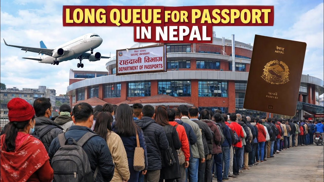 Kathmandu Passport Office Rush | Why So Many People in Line?