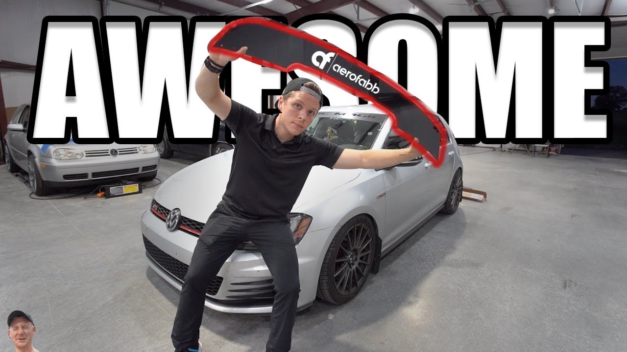 Самый раскрученный мод Mk7 GTI этого года: установка расширения спойлера Aerofabb