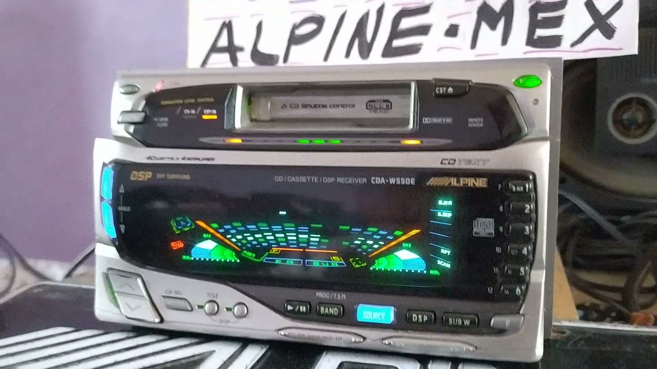Alpine CDA w550E