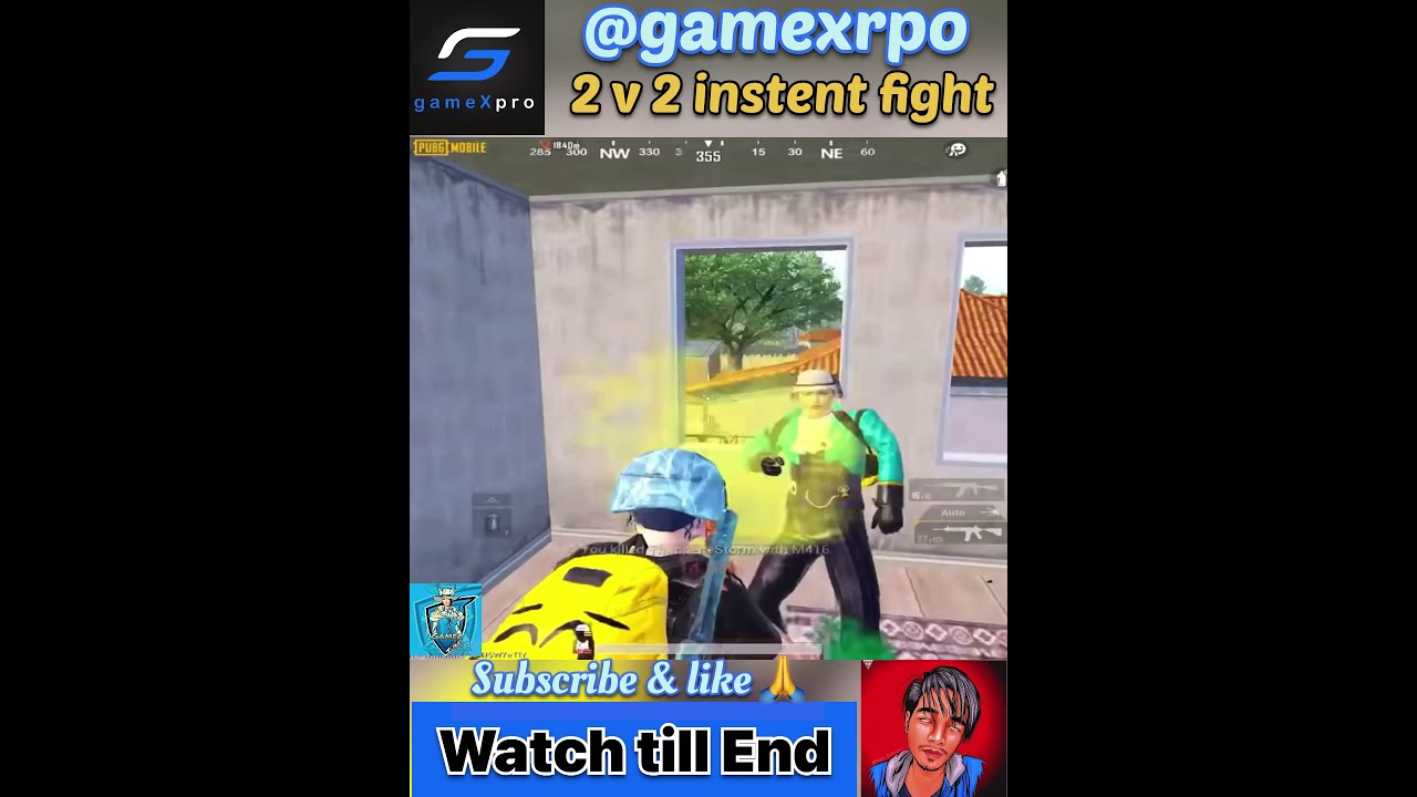 #shorts #gamerxpro 2v2 instent fight gameplay hightlights || 20+ kills gamexpro