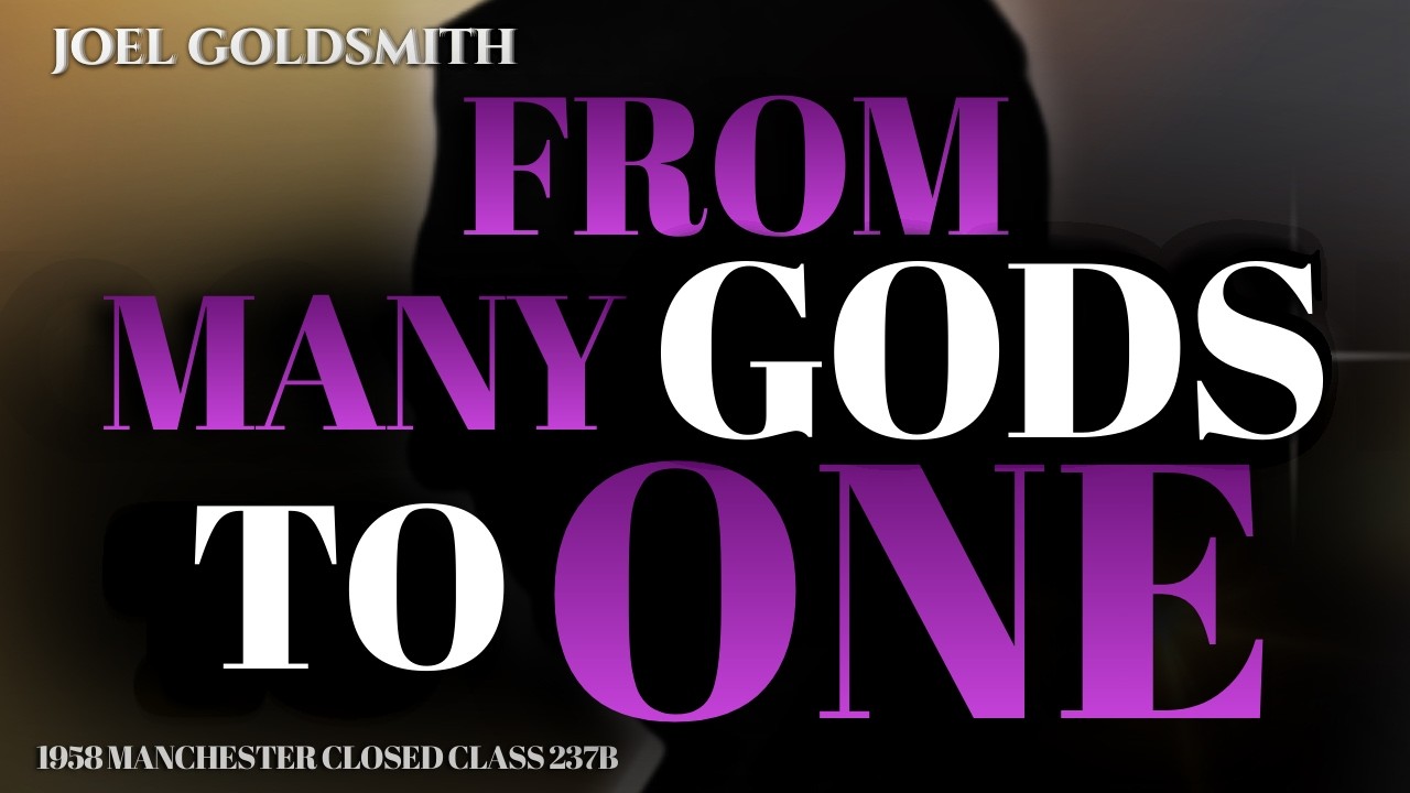 Joel Goldsmith: Jesus Took Their God Away — And Gave Them Something Better | 1958 Manchester