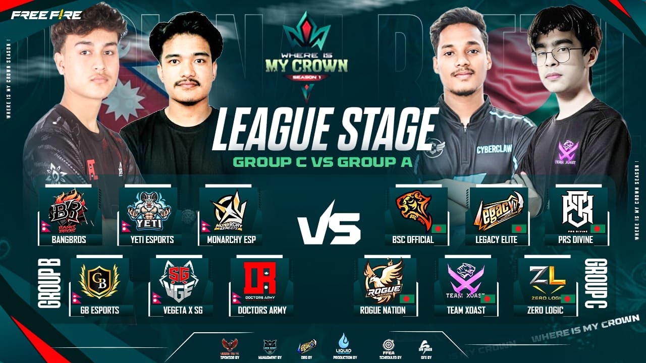 [🚨LIVE] WHERE IS MY CROWN || LEAGUE STAGE DAY-2 C×A || ORGANIZED BY LEGACY ||