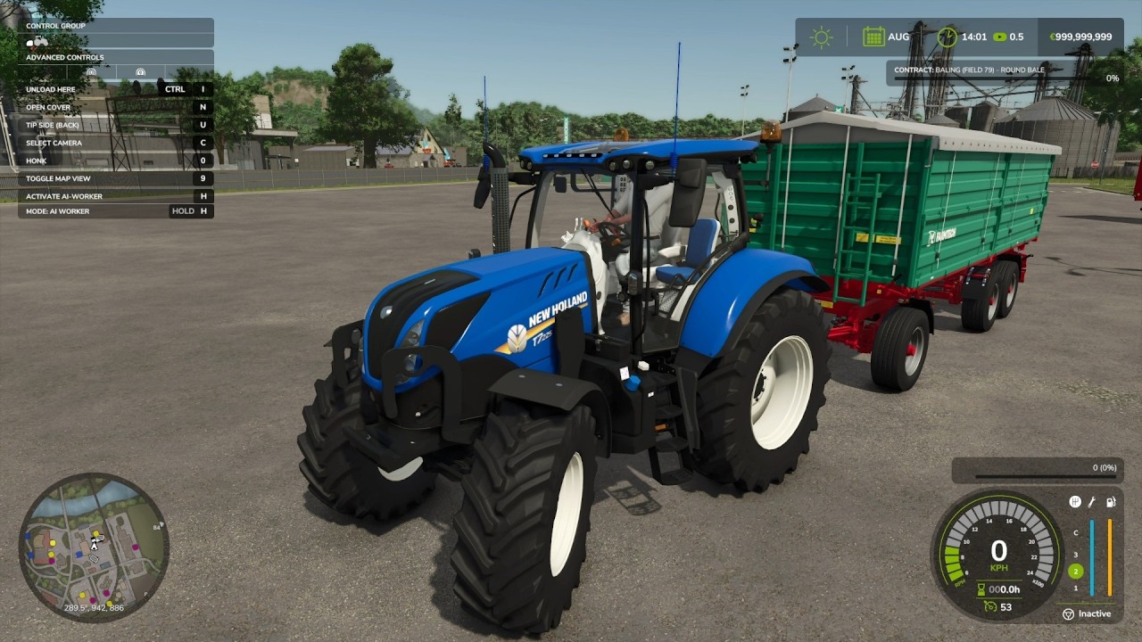 New Holland T7 SWB/LWB Edit V1.0 TRACTOR REVIEWB FS25 PC 2026 farming simulator 25