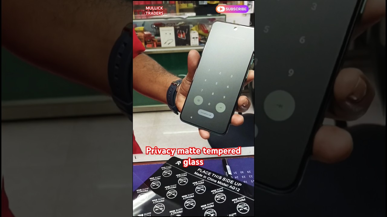 Moto g45 5g mobile privacy matte tempered glass | privacy matte screen protector guard #privacyglass