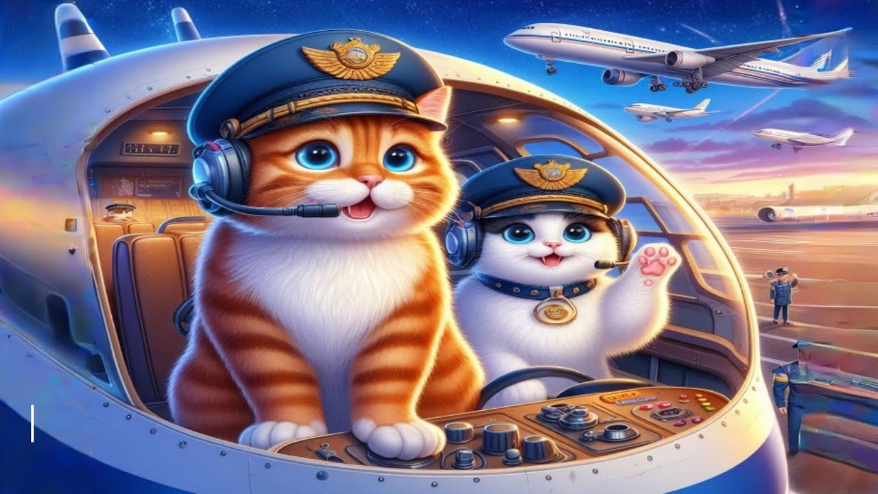 2 Cats Friend are in Trouble During Space Tour! #cat #aicat #cartoon #shortstory #shorts #catlovers
