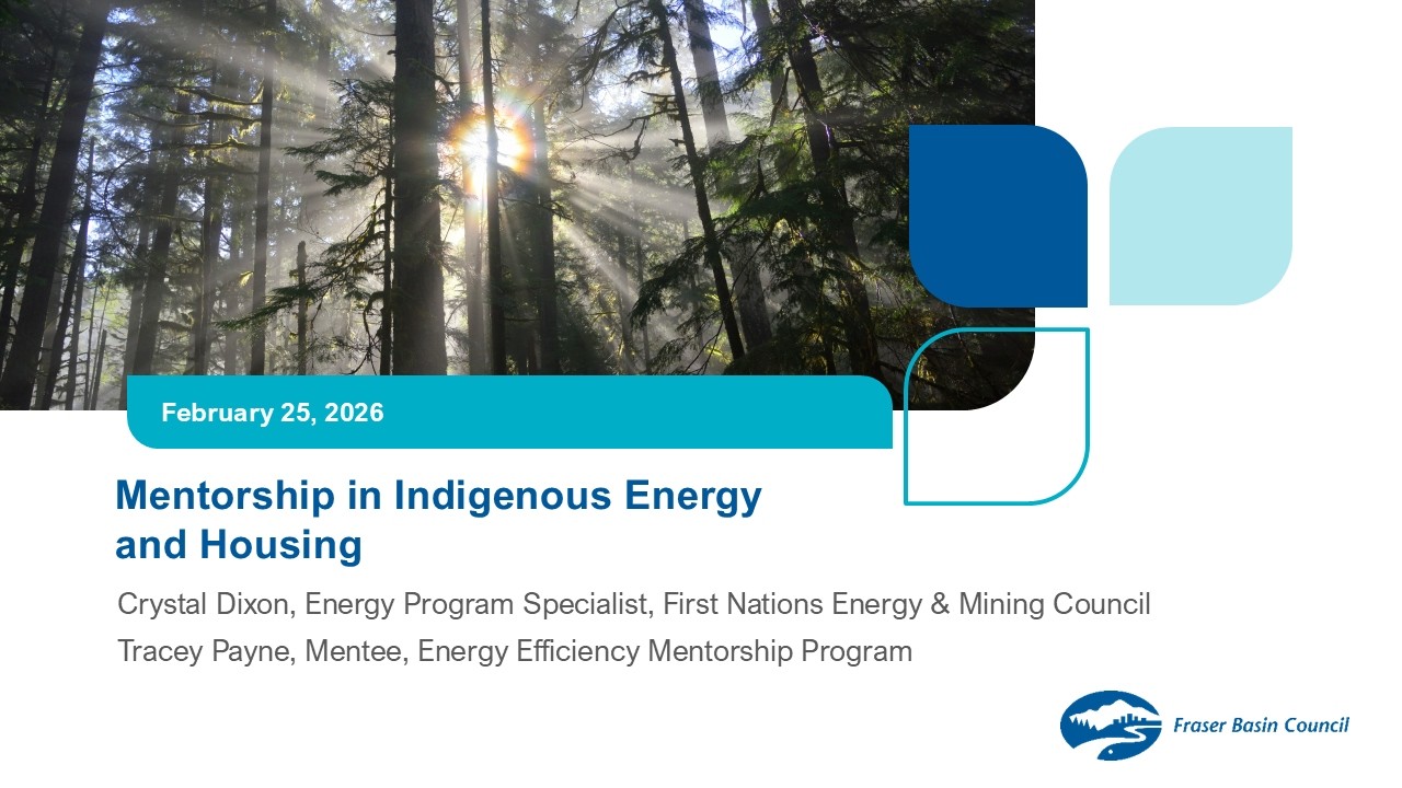 First Nations Home EnergySave Webinar: Mentorship in Indigenous Energy and Housing