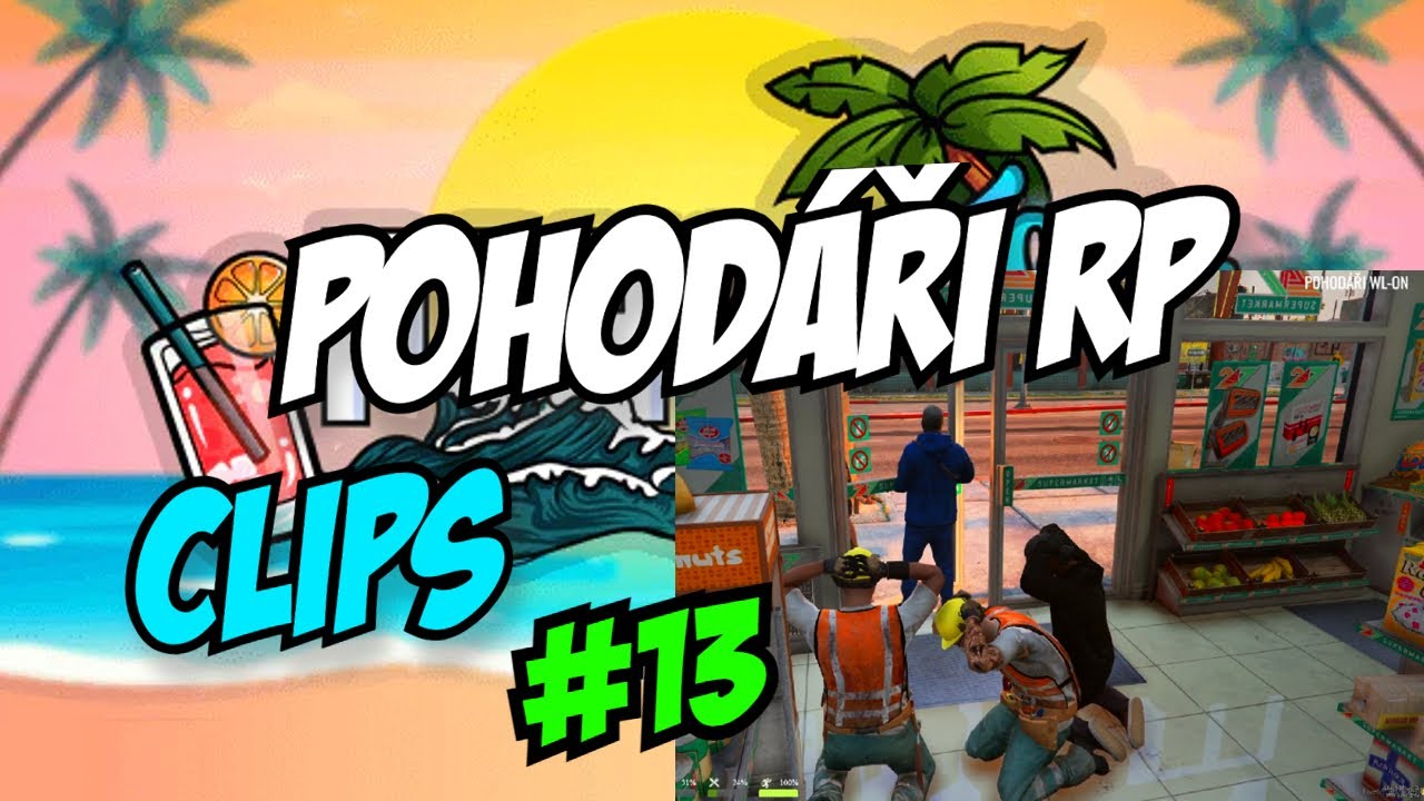 Rukojmí Má TASER?!🔫 | POHODÁŘI RP ODDSHOTS | #13 | Partik RAGE!?, Motorka Bez Kola