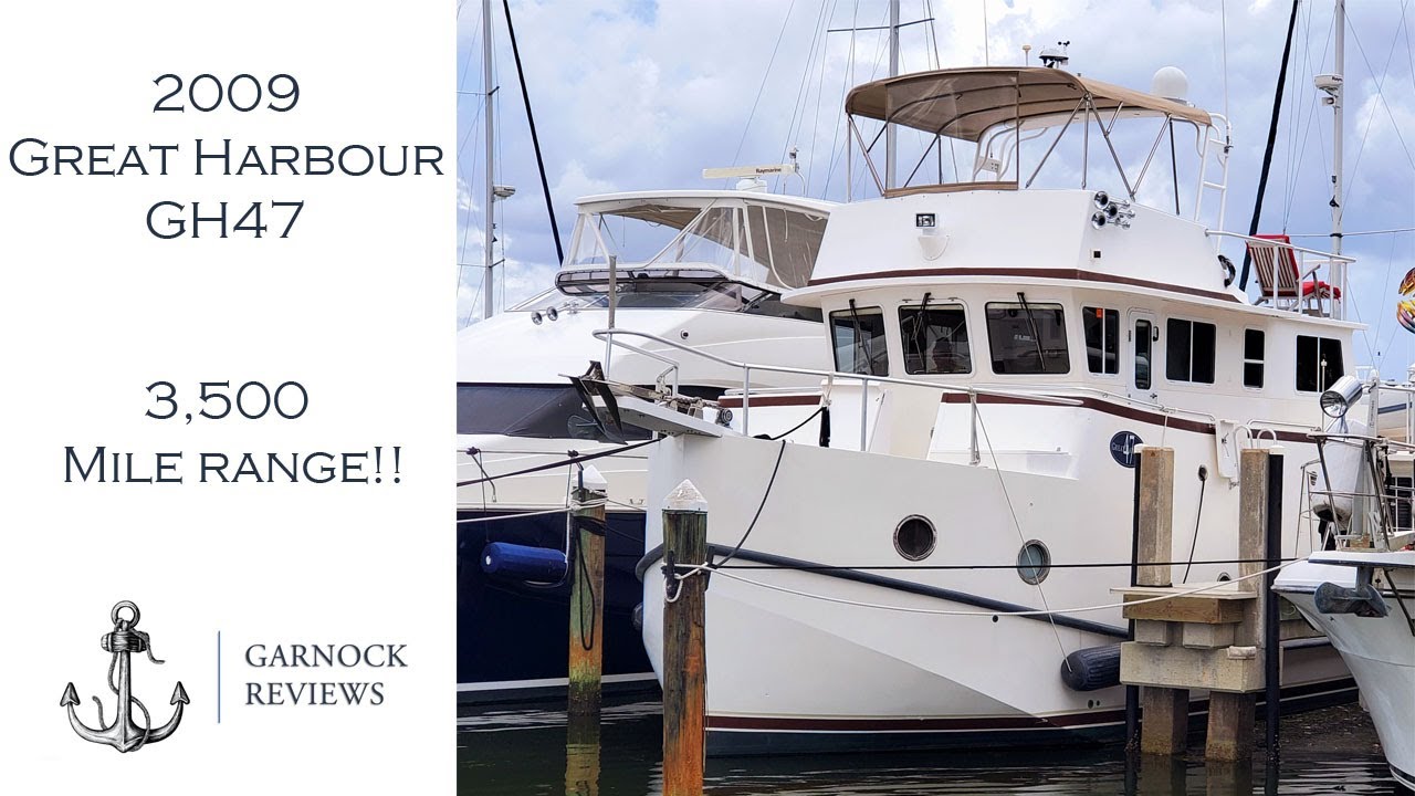 [Sold] - $565,000 - (2009) Great Harbour GH47 Trawler Yacht For Sale