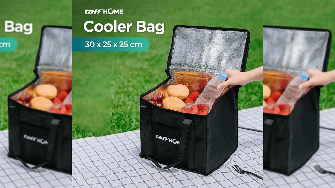 TaffHOME Tas Pendingin Makanan Cooler Bag Thermal Insulated Bag - 7RTP2OBK