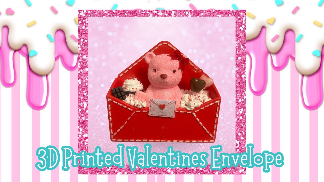 Valentine’s Envelope with Bear - Adorable! 