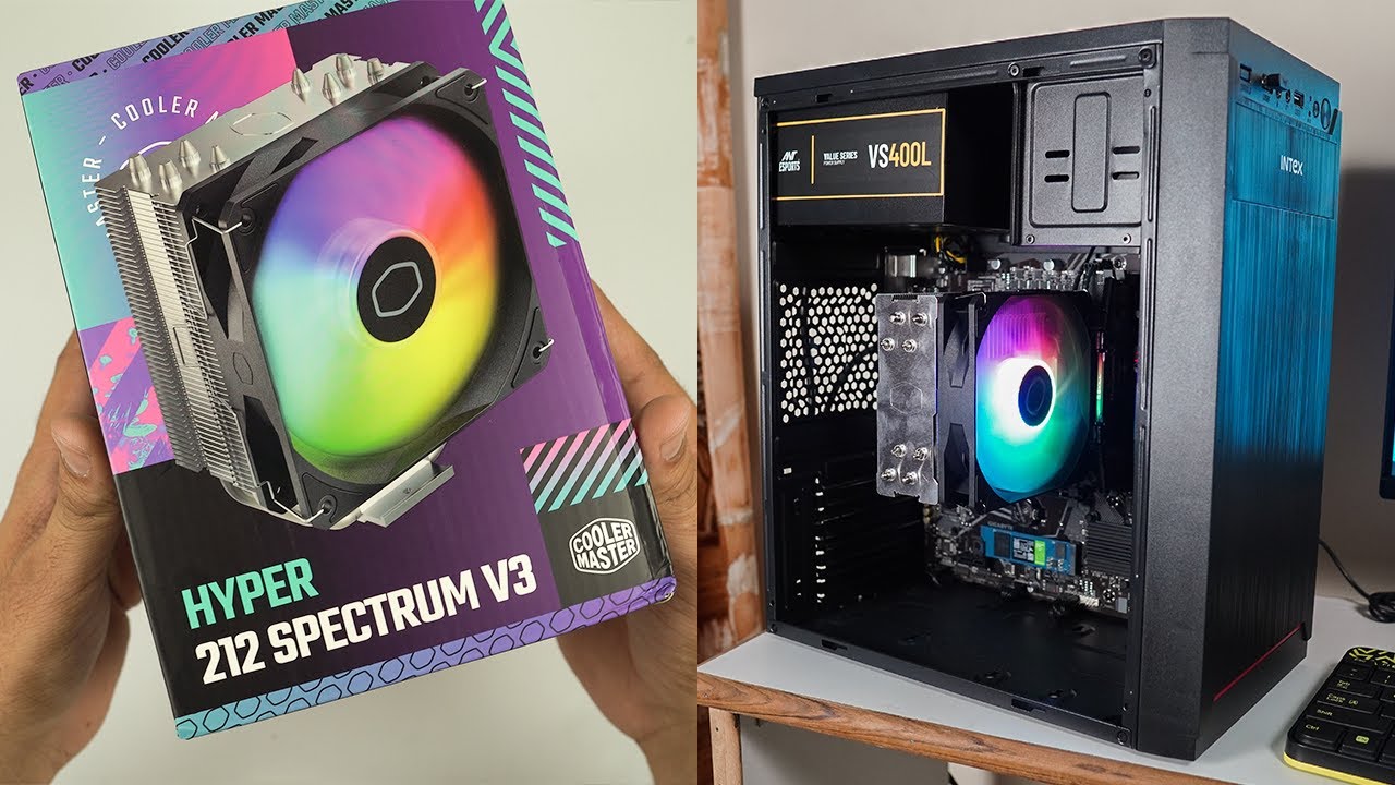 Cooler Master Hyper 212 Spectrum V3 CPU Cooler Unboxing (Probably The Best Budget CPU Cooler!)