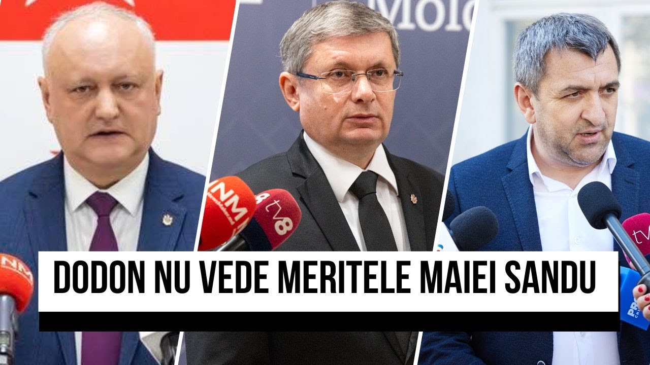 Dodon nu vede meritele Maiei Sandu/ Grosu vrea ca Ceban să se apuce de treabă/ Andronachi va fugi?