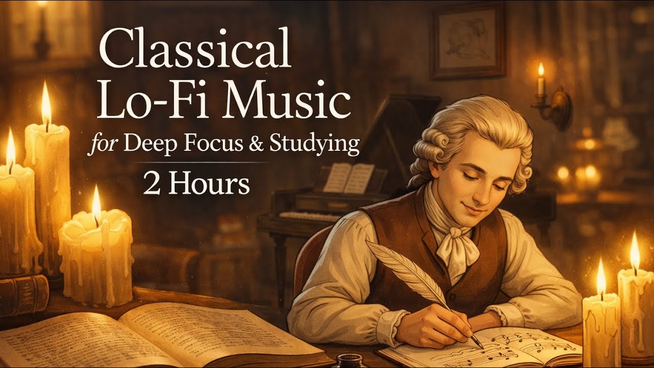 🎼 Classical Lo-Fi Music for Deep Focus & Studying (2 Hours)