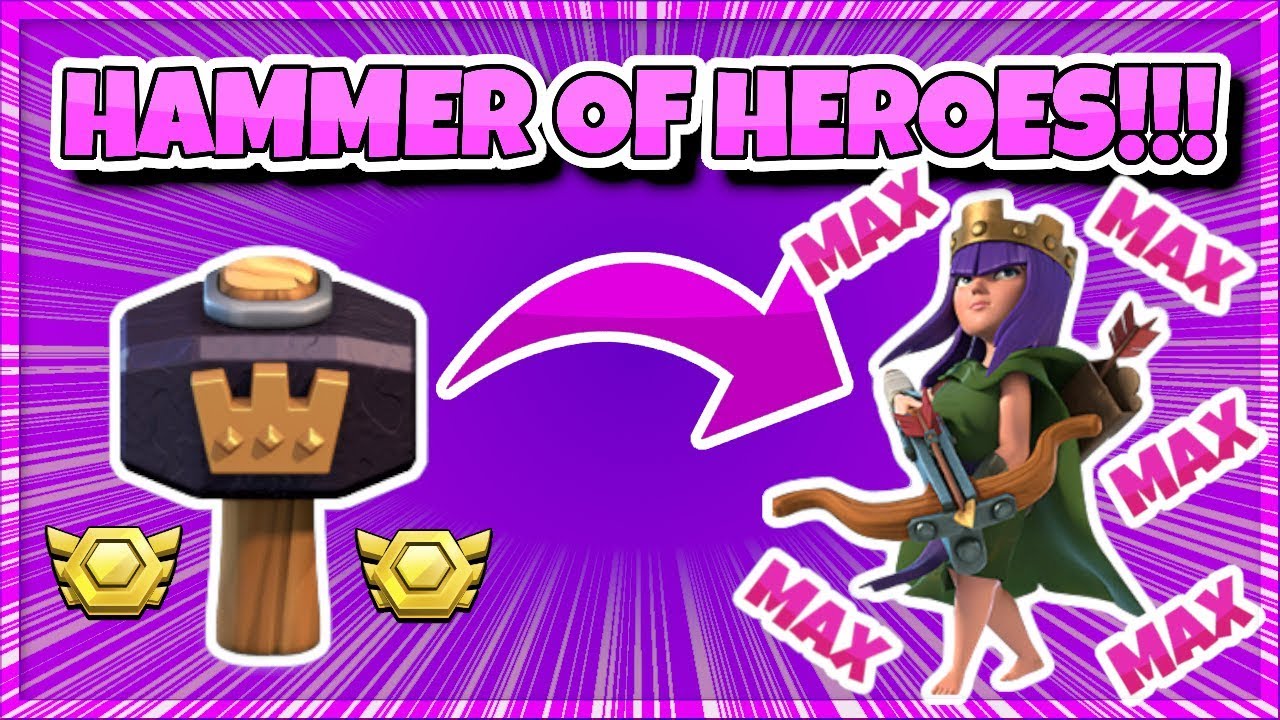 NEW Hammer of Heroes Sends My QUEEN TO MAX! | CLAN LEAGUE WAR REWARDS | MAX QUEEN | Clash of Clans