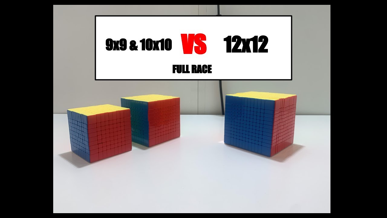 9x9 & 10x10 vs 12x12 FULL RACE