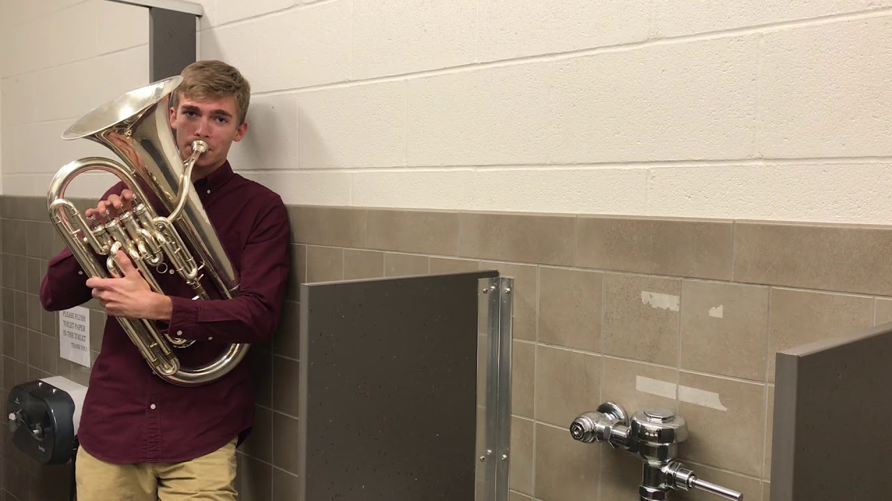 Saro by The Westerlies (Tuba and Euphonium Duet in a Bathroom)
