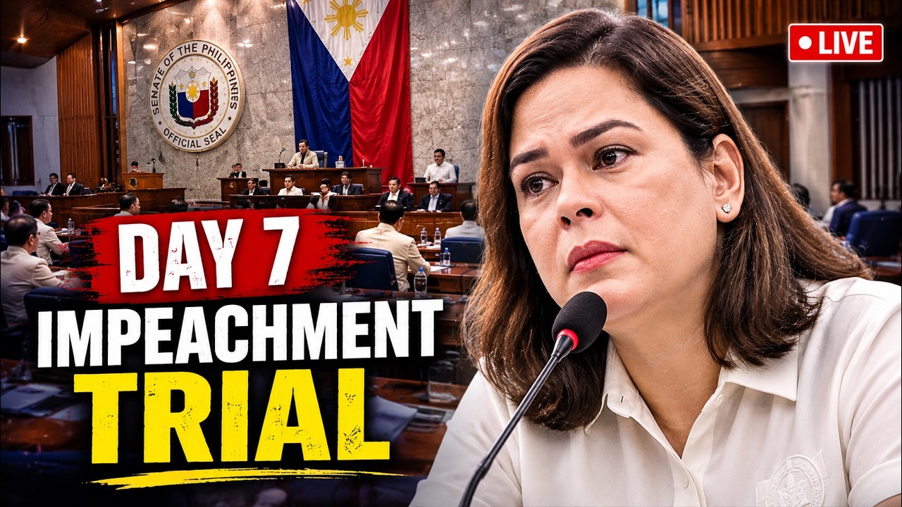 Sara Duterte Trial Day 7 | Senate Showdown Intensifies In Philippines | Impeachment Hearing LIVE