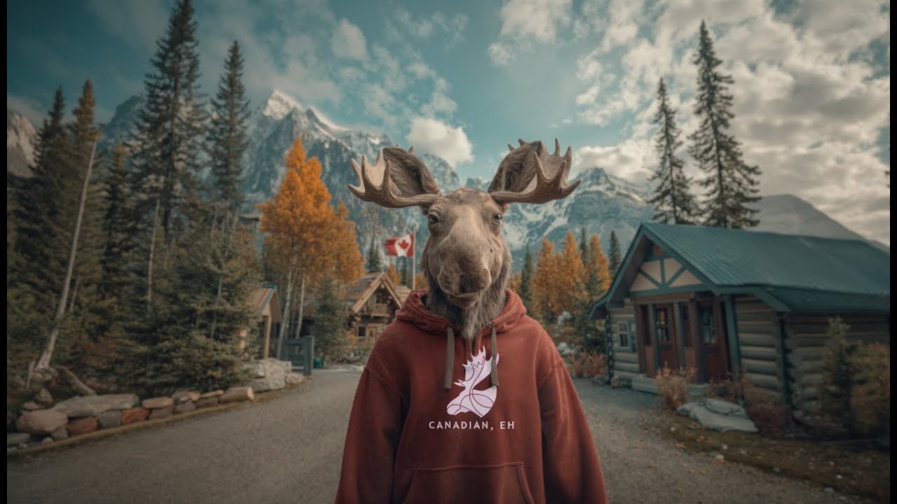 Meet Marty the Moose &mdash; the proud mascot of Canadian, Eh!
