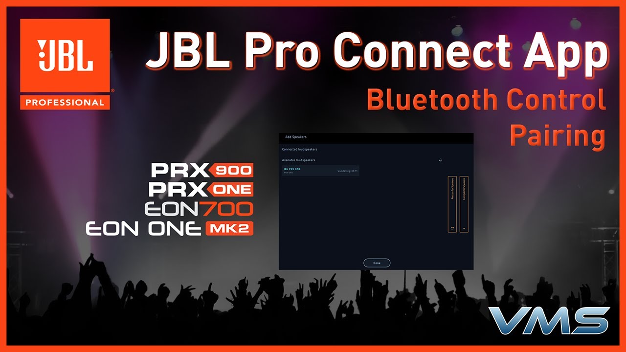 JBL Pro Connect App | Bluetooth Control Pairing