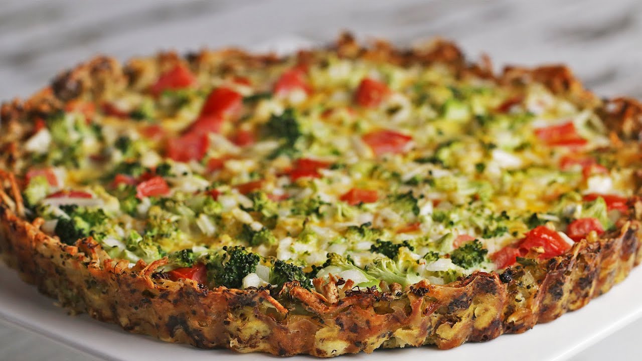 Broccoli Cheddar Quiche