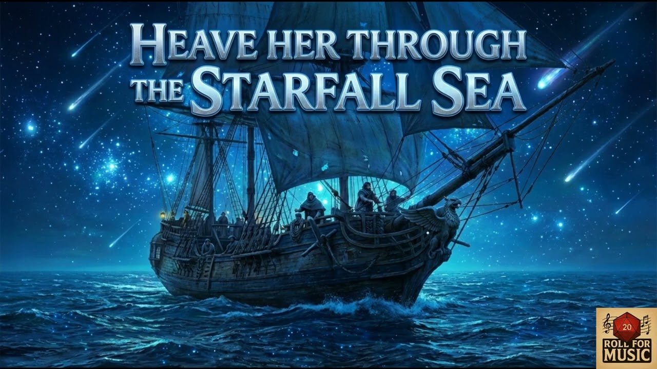 High seas and tall ships: Heave her through the starfall sea