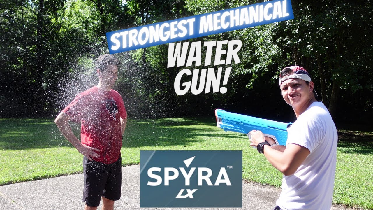 Spyra LX | Review of the BEST Mechanical Water Gun and comparison to Spyra Two | NO Batteries!