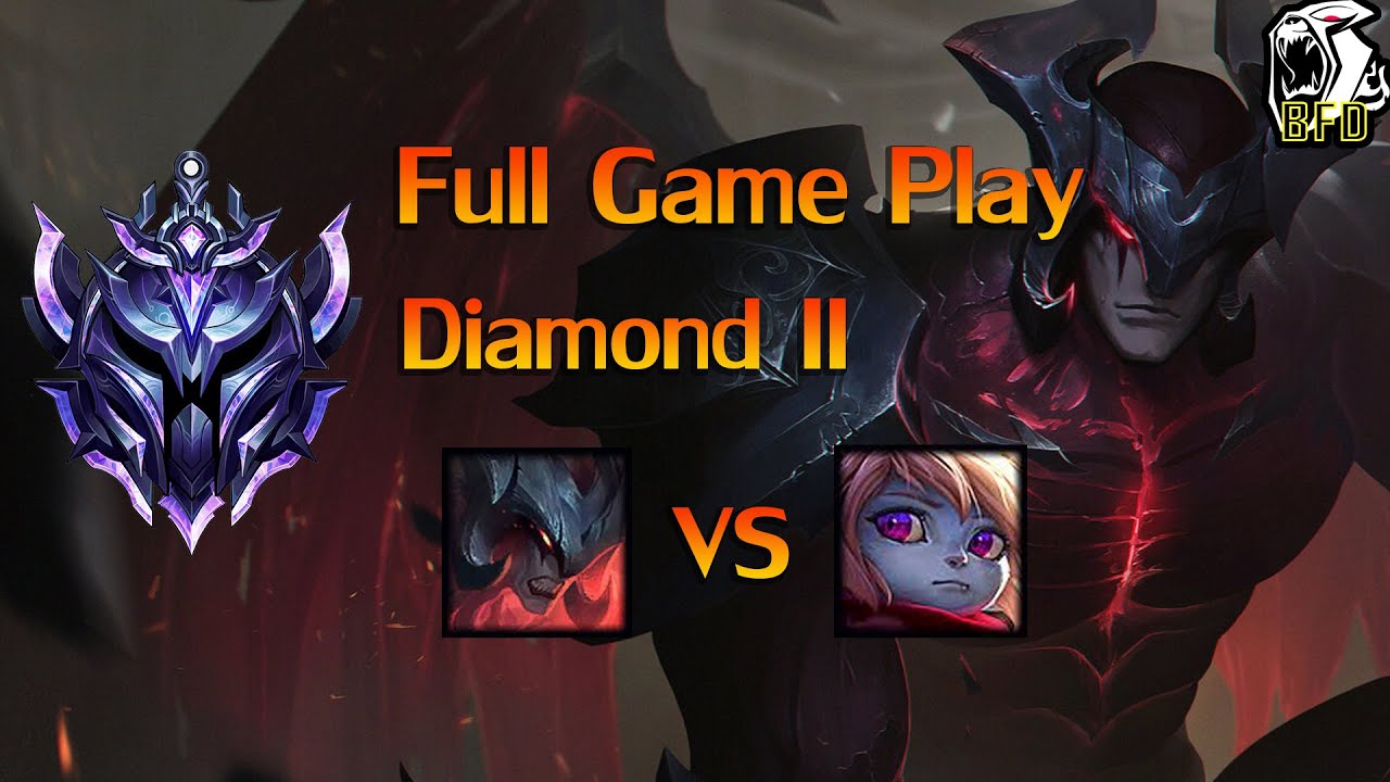 LOL PC Aatrox Rank Game Full Game Play : Aatrox vs  Poppy