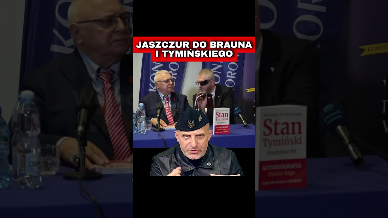 ZASKAKUJĄCE PYTANIE JASZCZURA DO BRAUNA I TYMIŃSKIEGO!