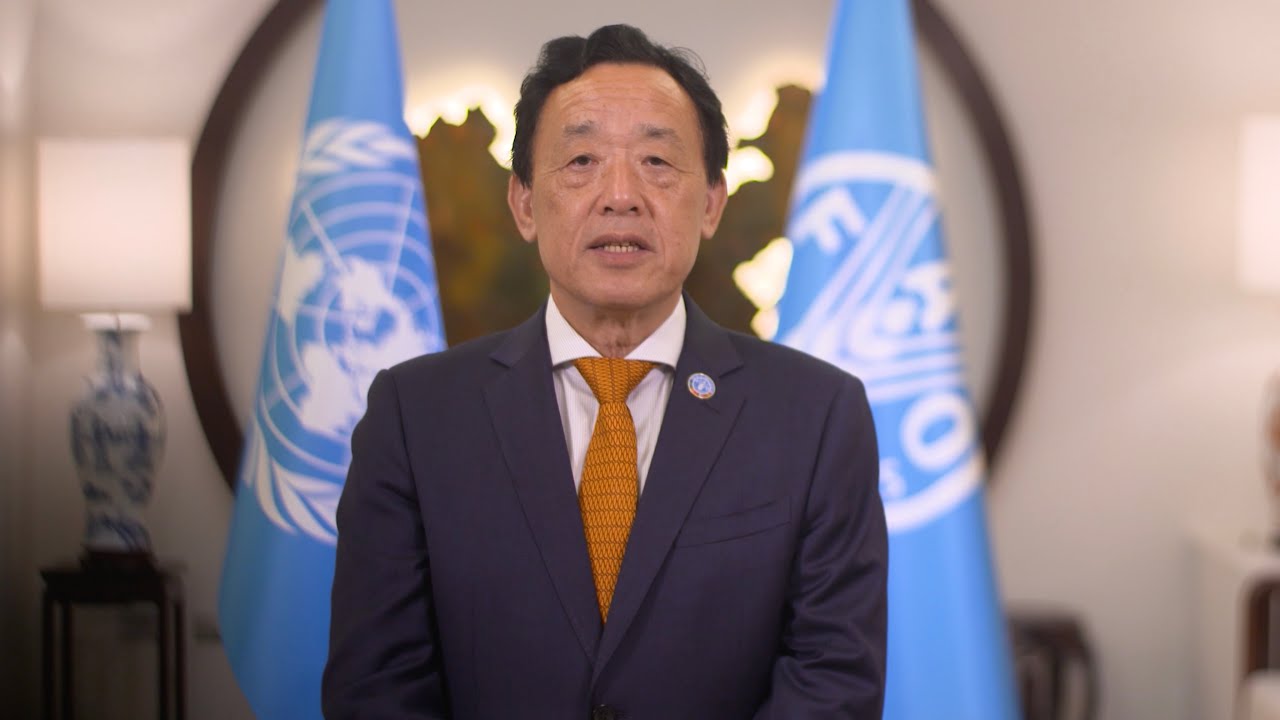 Día Mundial de la alimentación 2025. Mensaje a cargo de QU Dongyu, Director General de la FAO