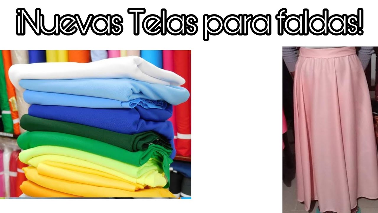 Conoc&iacute; NUEVAS TELAS PARA FALDAS/No se estrujan😍