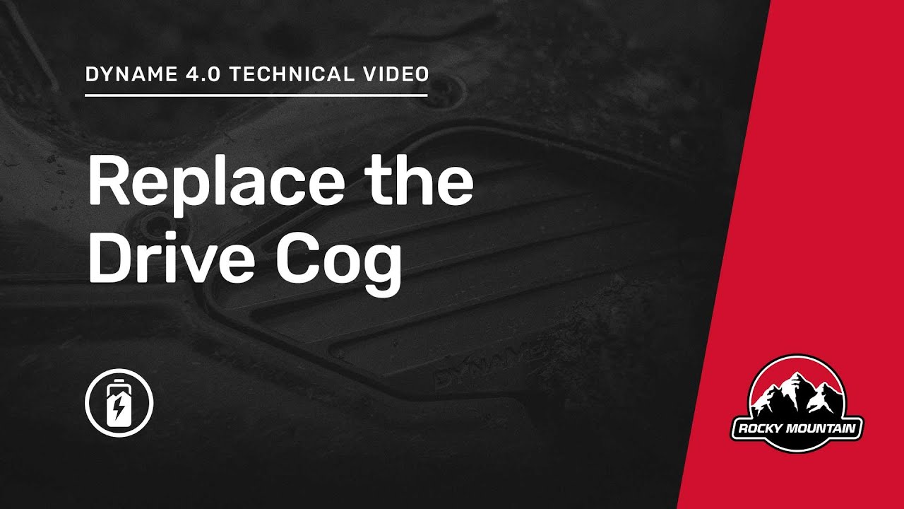 Dyname 4.0 - How to replace the drive cog