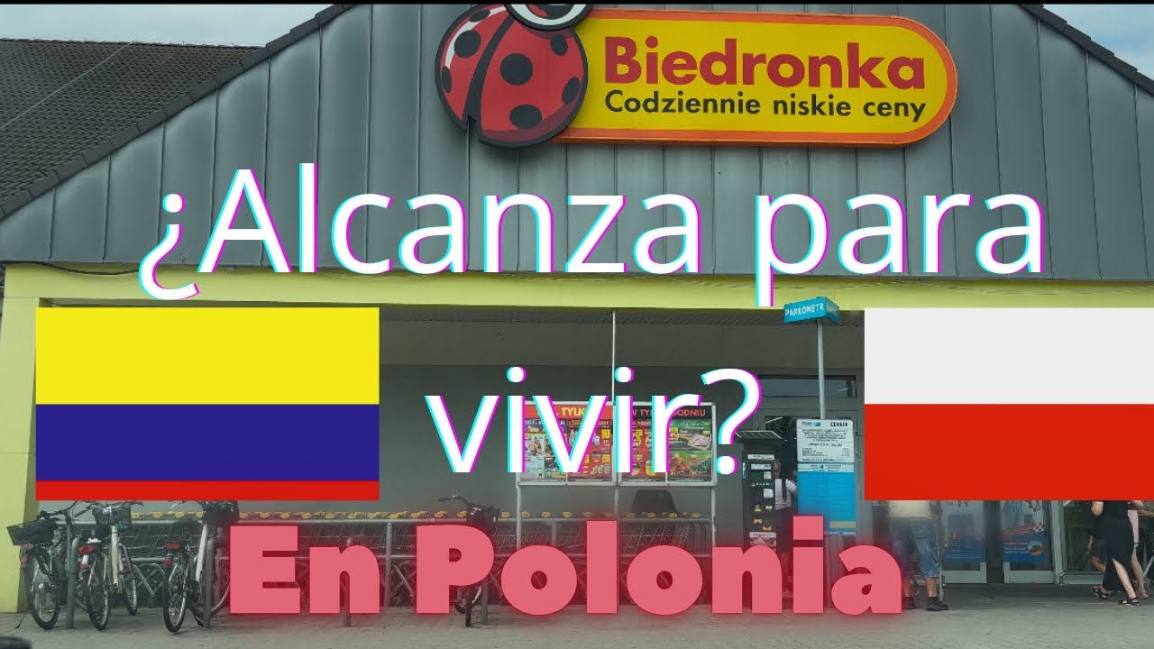  ¿Cuánto cuesta comer en Polonia ? | Compras para 2 personas por una semana | Migrantes colombianos