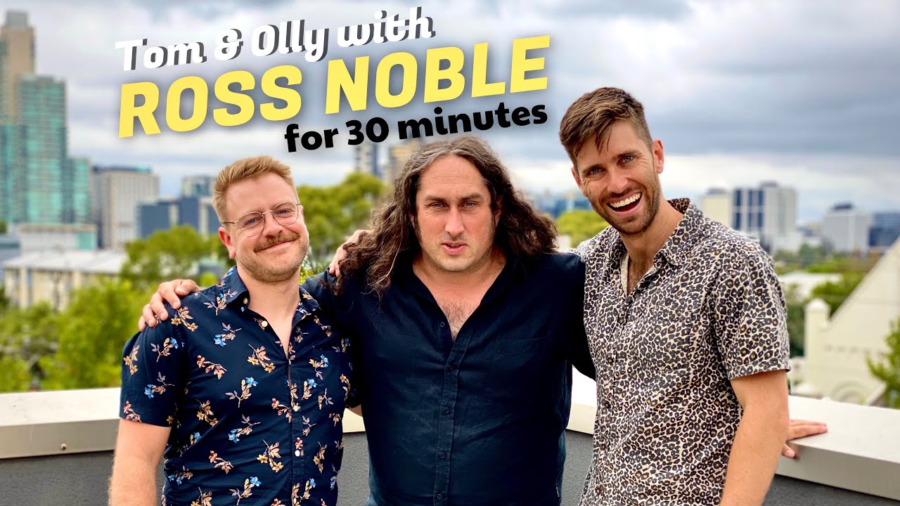 Ross Noble chat to Tom & Olly on his comedy origins, fluorescent testes & a firecracker up an arse!