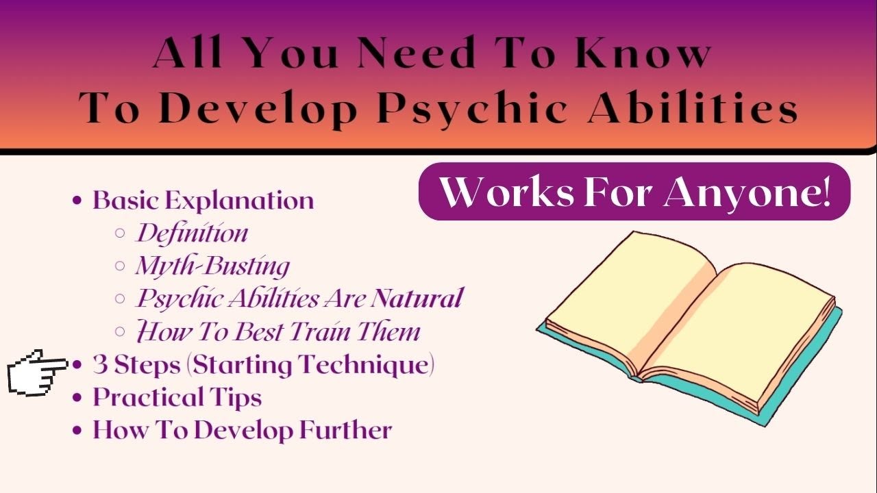 How To Develop Psychic Abilities For Beginners [3 Steps To Become Psychic From Scratch]