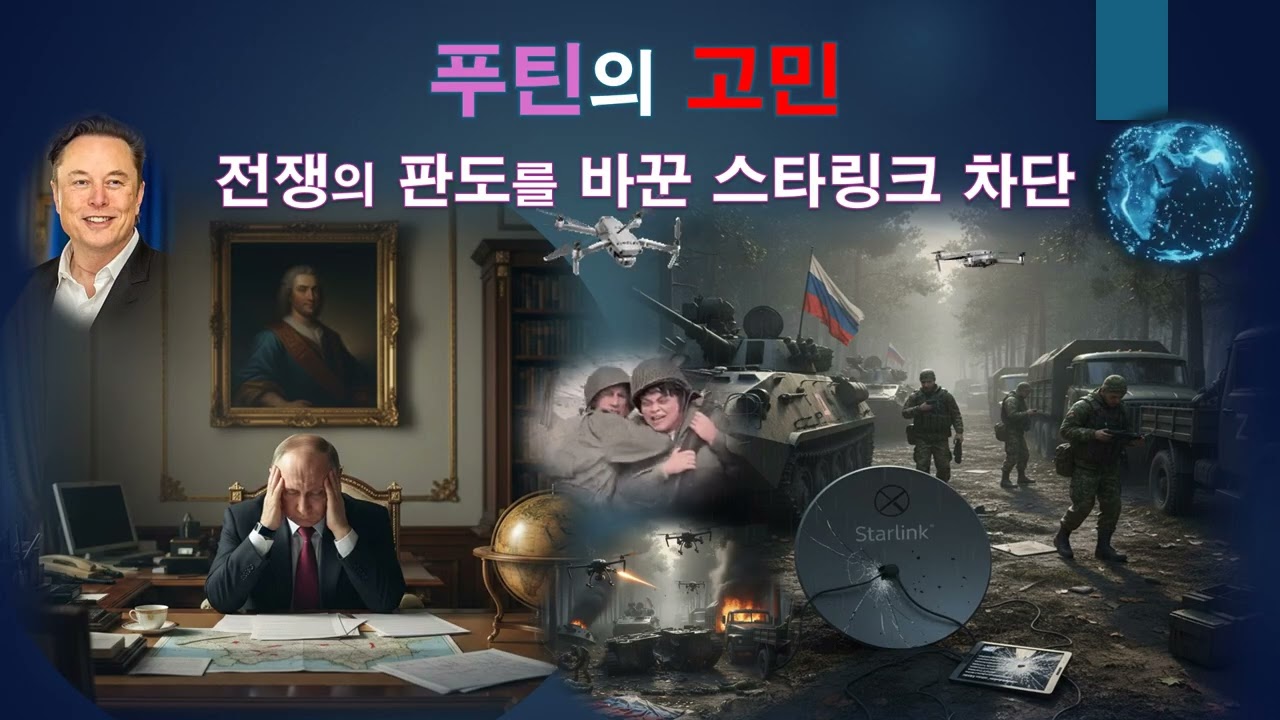 러.우전쟁과일론 머스크 -당신 인생의 '스타링크'는 연결되어 있습니까?