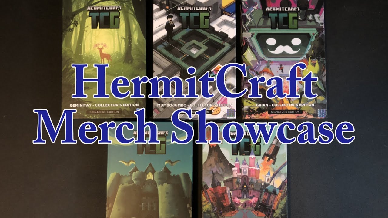 Hermitcraft Merchandise Showcase