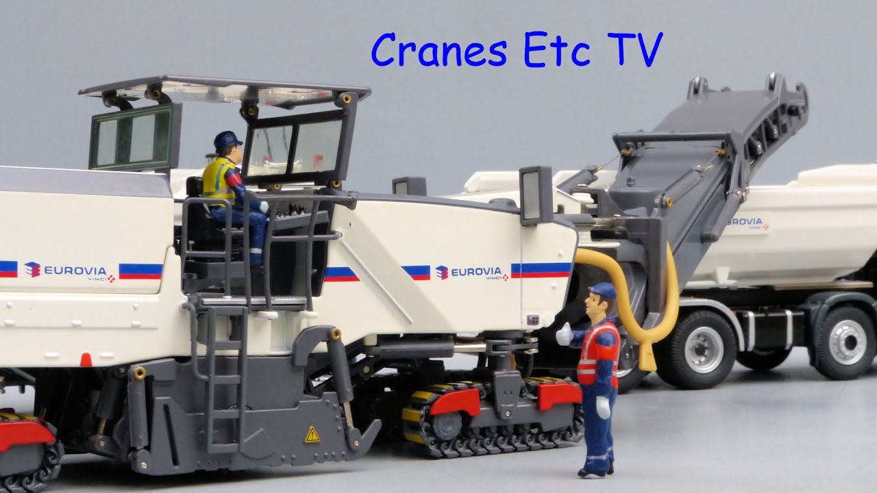 NZG Wirtgen W 250i Cold Milling Machine 'Eurovia' by Cranes Etc TV