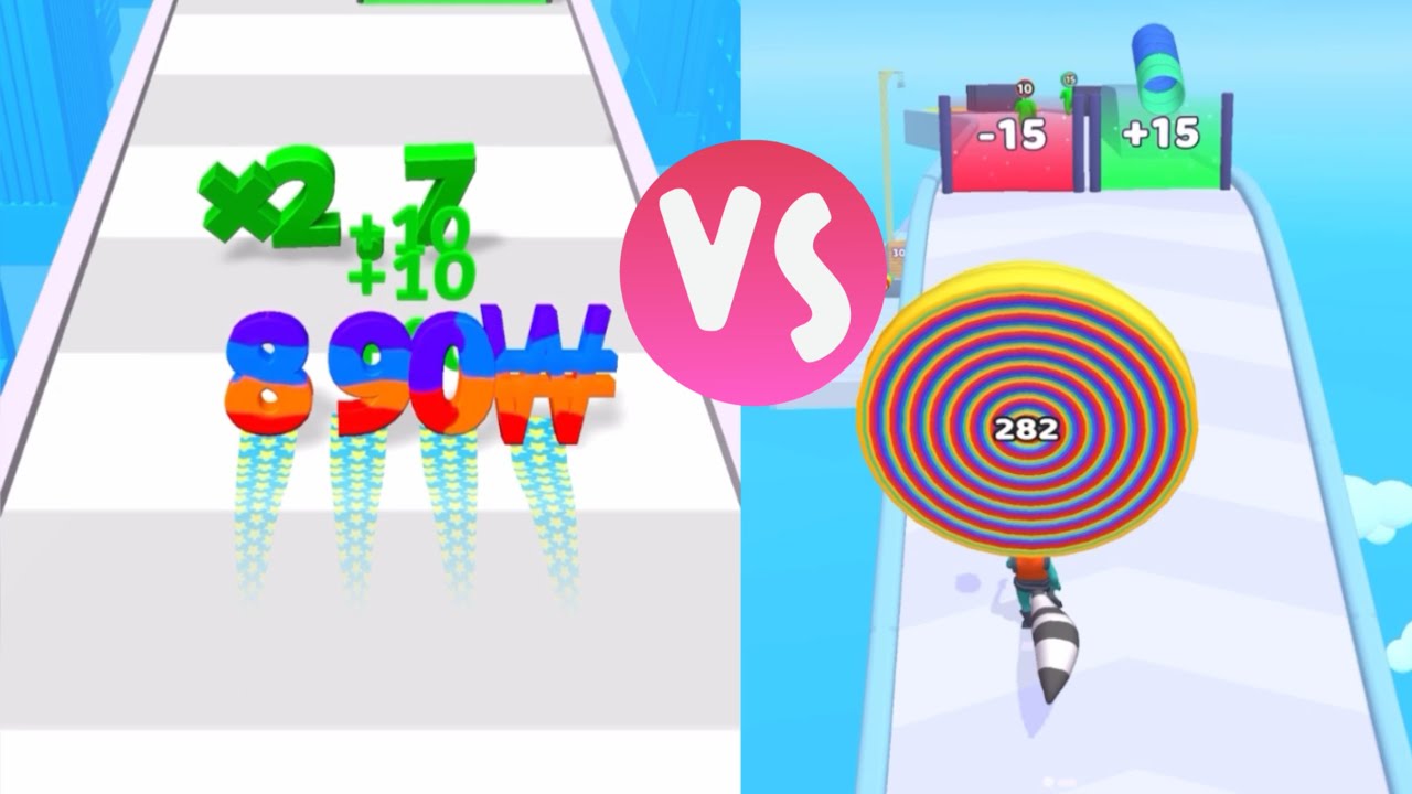Digit Shooter Vs Layer Man - All Levels Speed Run Gameplay iOS 