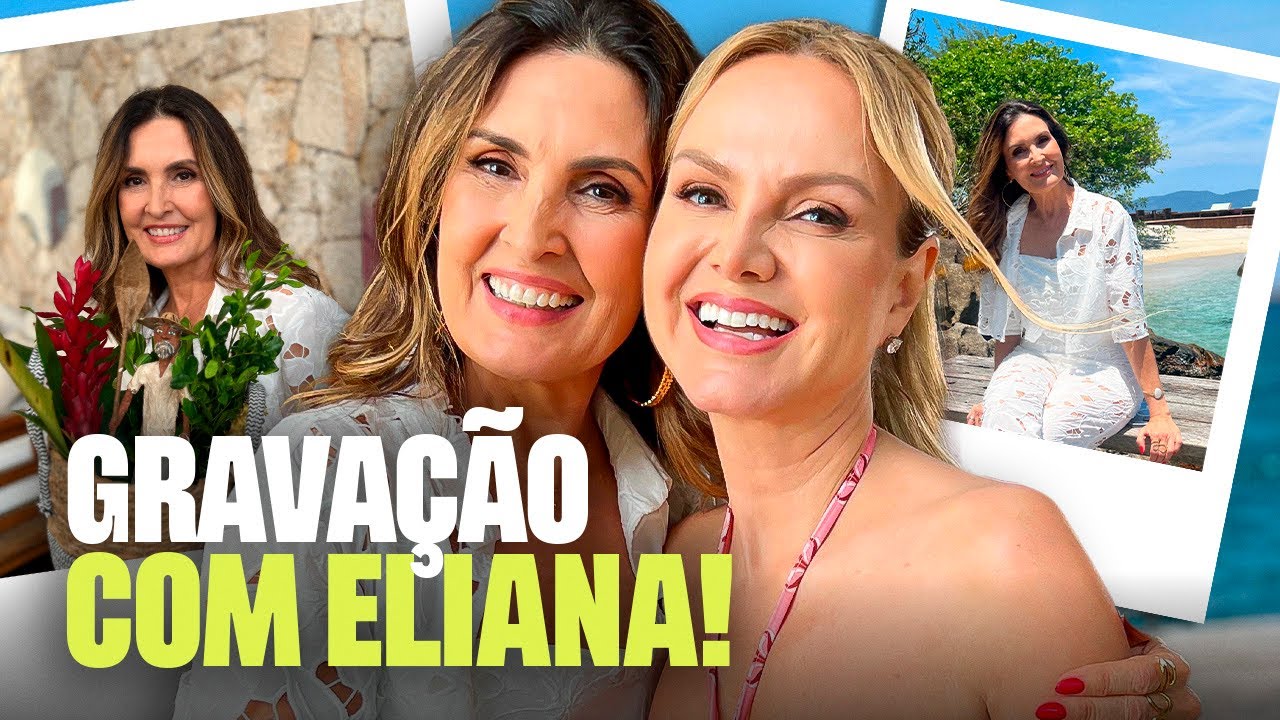 Casa da praia, gravação com Eliana e Thiago Oliveira e mais!