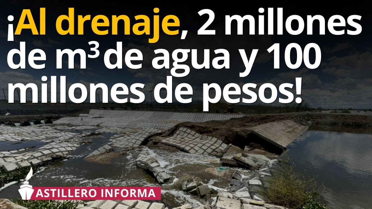 En horas, se perdió agua de dos años en Lago de Texcoco por caída de obra millonaria: González Cando