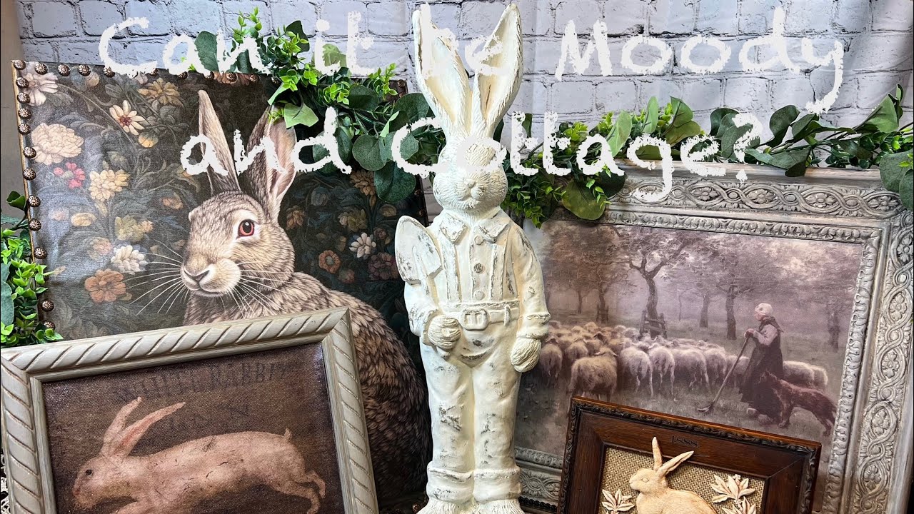 Moody Cottage Spring Decor from Thrifted Items